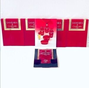 Rare Lot of 5 Guerlain SAMSARA Perfumed Body Cream & Milk Samplers 50ml NIB